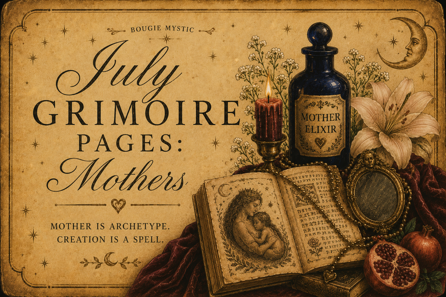 July Grimoire Pages: Mother