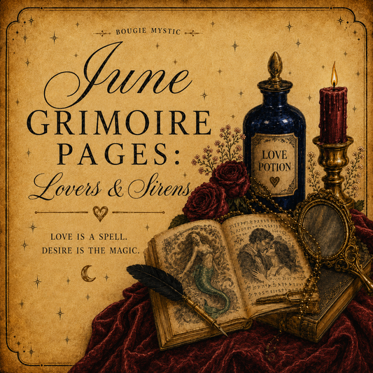 June Grimoire Pages: Sirens & Lovers
