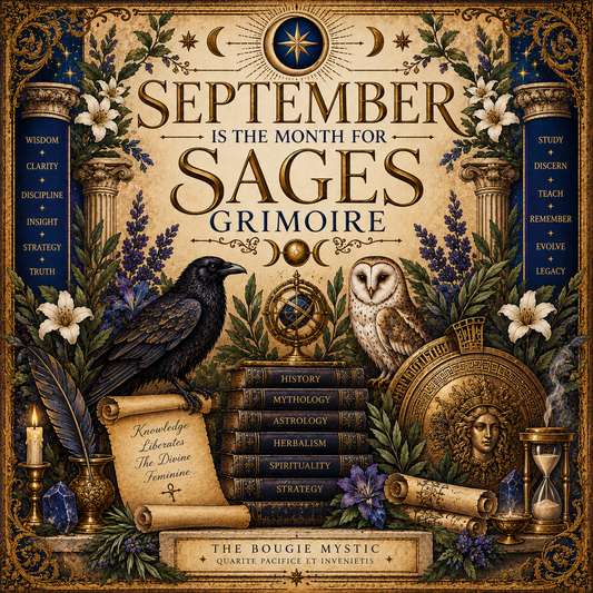 September Grimoire Pages - The Sage